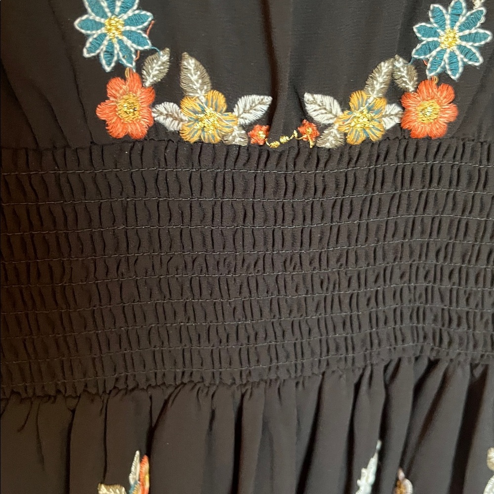 NWT Anthropologie Maeve Embroidered Floral Dress - Picture 4 of 13